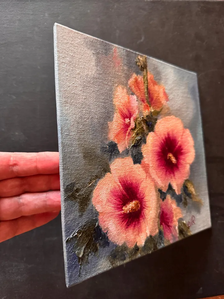 Flowers Original Painting Floral Wall Art Flowers Oil Art