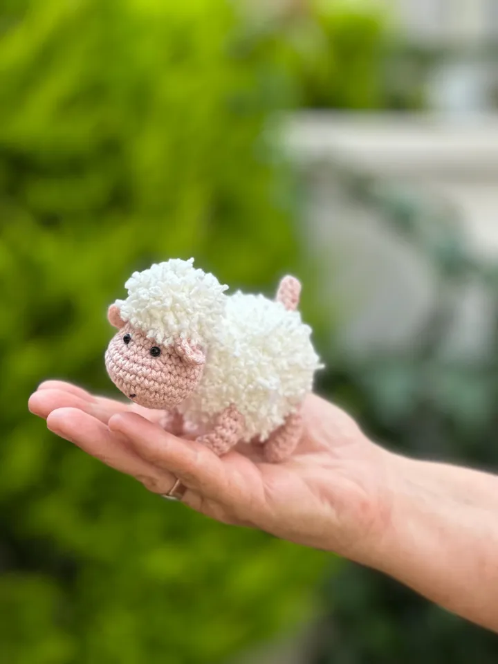 PDF Lamb Crochet Simple Pattern, Crochet Toy Tutorial, Crochet Animal Pattern Sheep