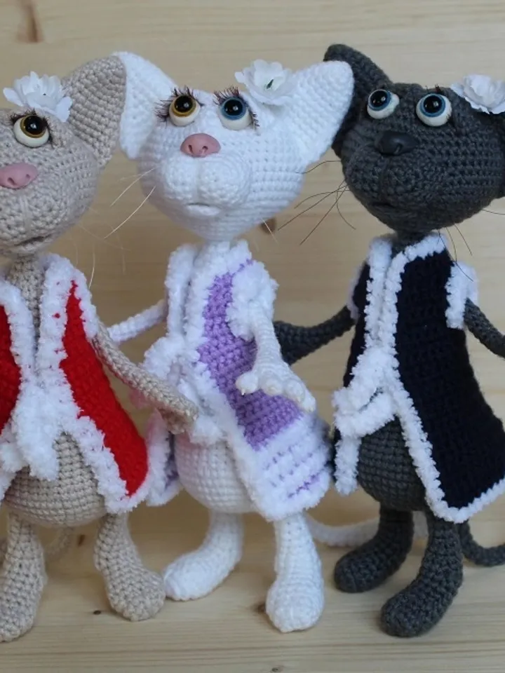Crochet pattern cat - digital pattern (tutorial) PDF
