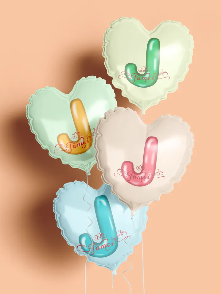 James - name in Samantha style with bright letters, digital design