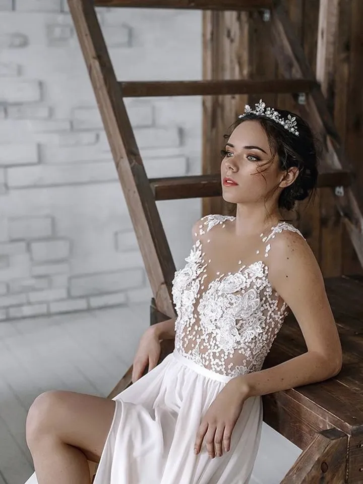 Bride tiara, Pearl weddings headpiece, Wedding crown, Headpiece for bride, Pearl headpiece,Pearl headband, boho headpiece