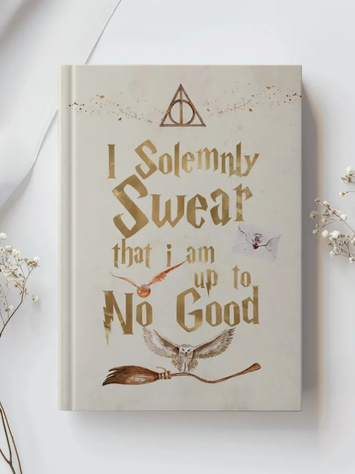 Wizarding World Hardcover Journal, Magic Notebook, Spell Book, Fantasy Diary, Gift, Magic gift Matte Journal