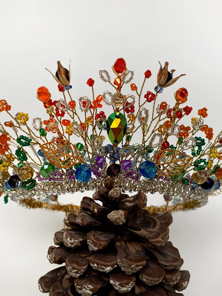 Rainbow crown, Rainbow headpiece, Multicolour tiara, LGBT accessories, LGBT crown, Rainbow tiara, Pride accessories, LGBTQ headpiece, Multicolour accessories
