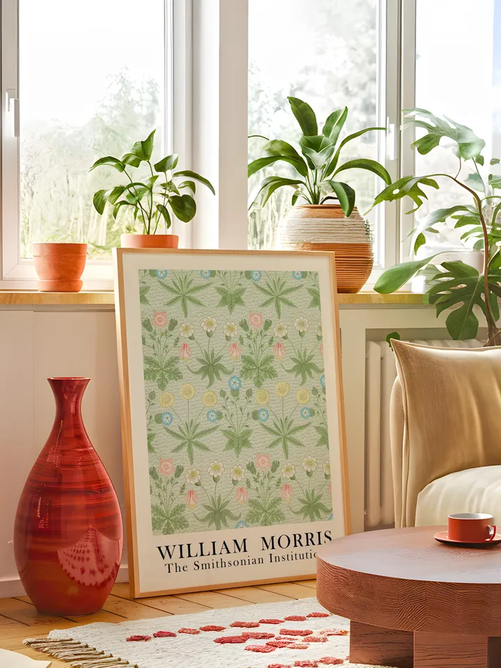 William Morris Wall Art, Vintage Botanical Print, Floral Poster Arts Decor, Digital Download, William Morris Print Digital Download 006
