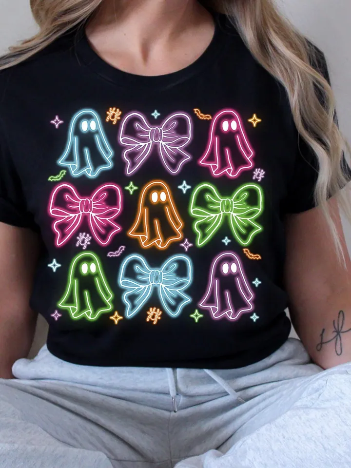 Coquette Halloween Neon Png, Halloween Ghost Neon png, Halloween Png, Spooky Season Png, Social Club Png, Girly Coquette, Halloween Mama Png
