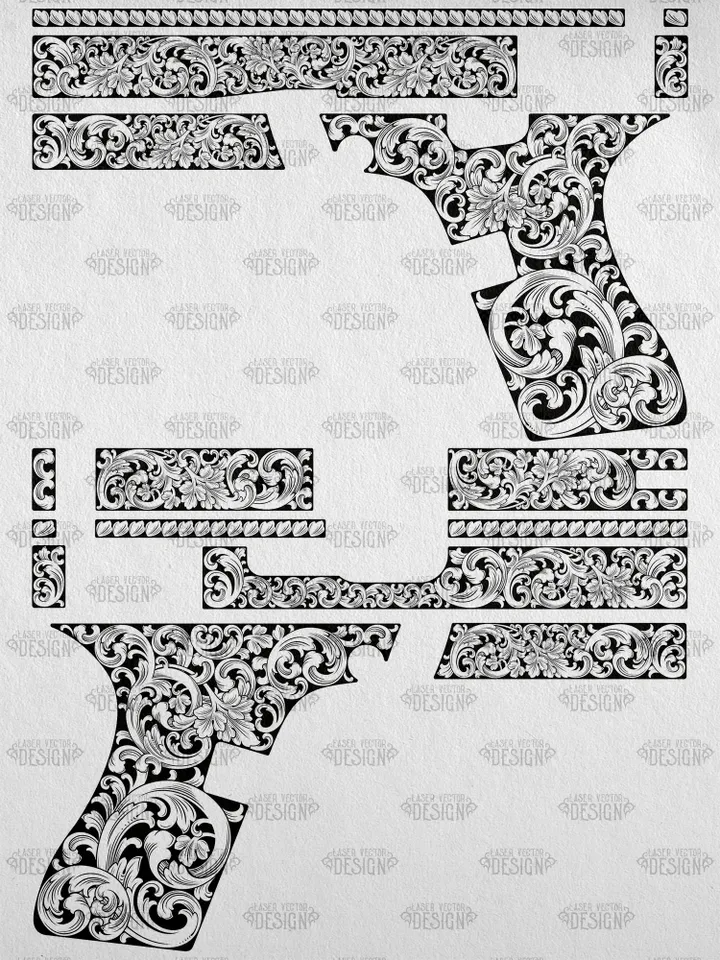 VECTOR DESIGN Glock 42 gen 4 Scrollwork