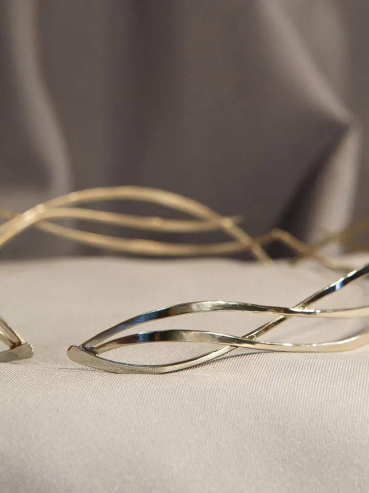 Wedding tiara Bridal Silver Elf Tiara elven Silver circlet Wedding Headpiece silver diadem fairy fantasy wedding Nenring