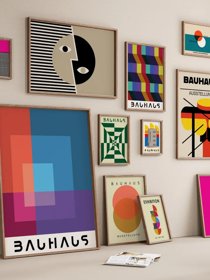 2000+ Bauhaus Wall Art Poster Bundle Bauhaus Art Collection Modernist Geometric Prints Mid Century Decor Digital Download Exhibition Prints