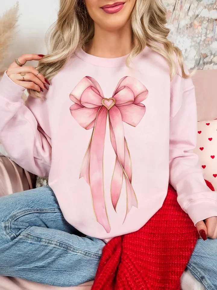 Happy Valentine's Png, Coquette Png, Valentine Png, Pink Coquette Bow Png, Valentine Coquette Png, Valentine's Day png