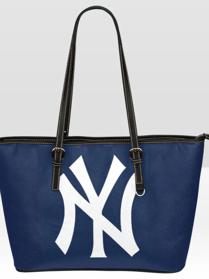 New York Yankees Leather Tote Bag