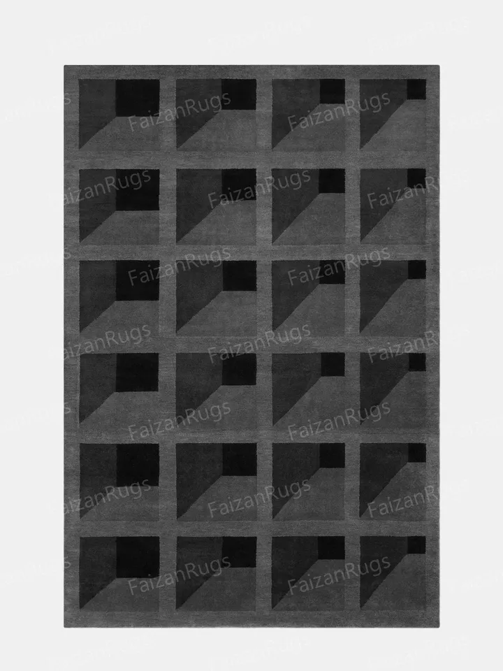 Buy 8x10 Green maze Hand Tufted Rug 100% Wool for living room, bed room, kids room in any size 10x14,10x12,9x12,8x10,6x9,5x8,4x6