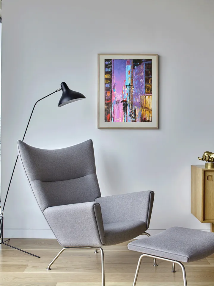 New York Painting Manhattan Original Art by 20x16 inch