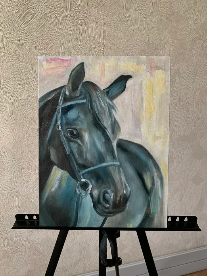 Horse oil original painting