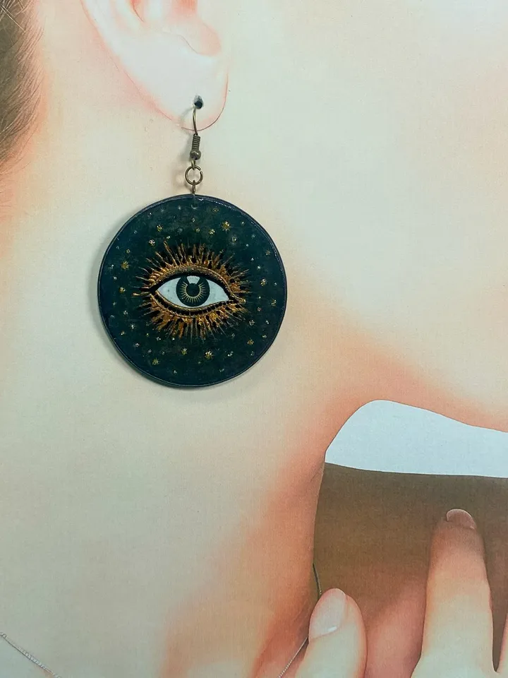 Handmade earrings. Interesting earrings for an unusual look. Handmade jewelry.