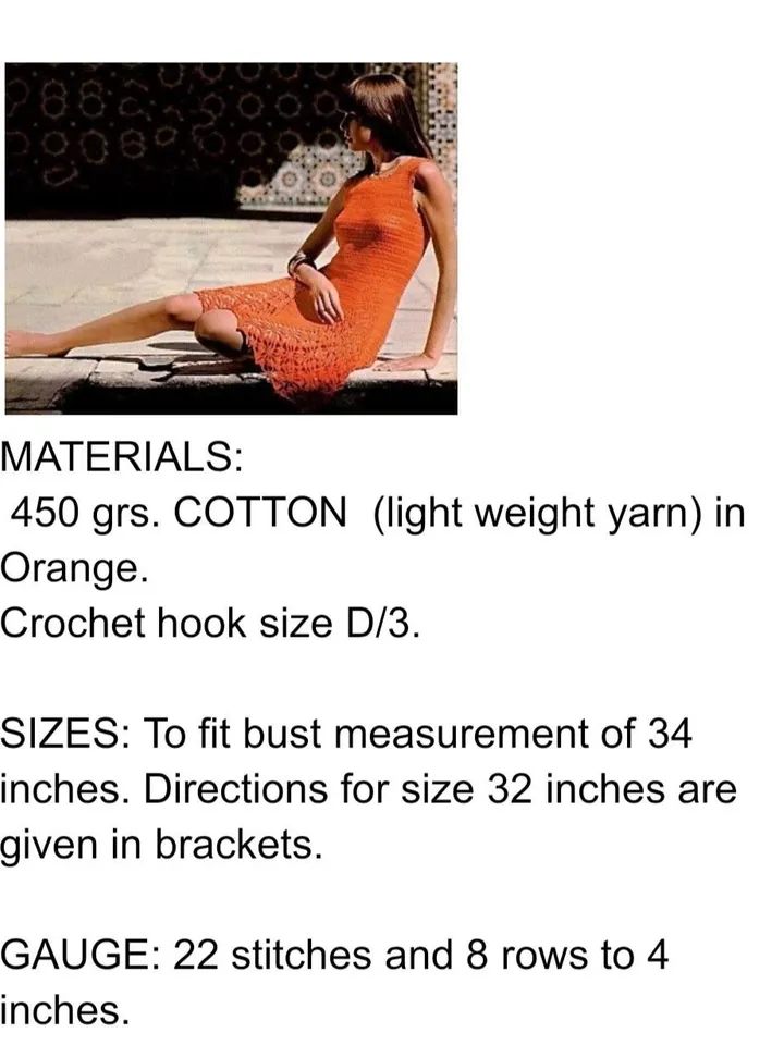 Women Dress crochet pattern, summer dress women crochet, crochet dress