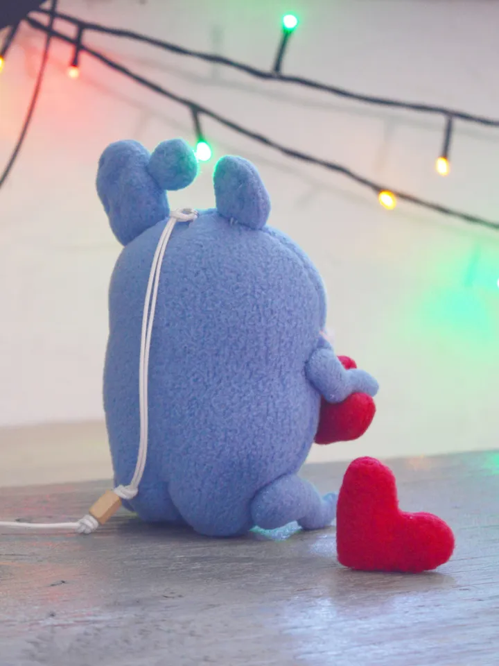 Fleece Plush Cactus PDF Pattern β Soft Toy with Heart & Spikes
