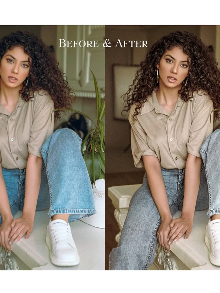 Lightroom presets, Mobile Lightroom presets, Minimalist presets, no filter preset, Filters for photo, Photo filter