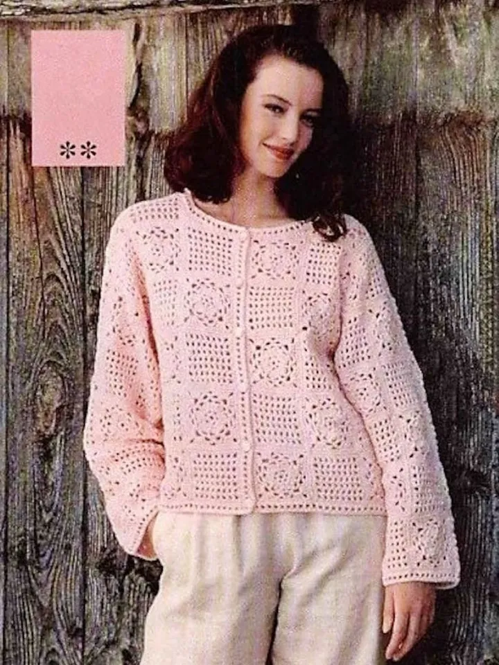 CROCHET PATTERN cardigans , sweater, crochet jacket , top & waistcoat crochet squares pdf instant download