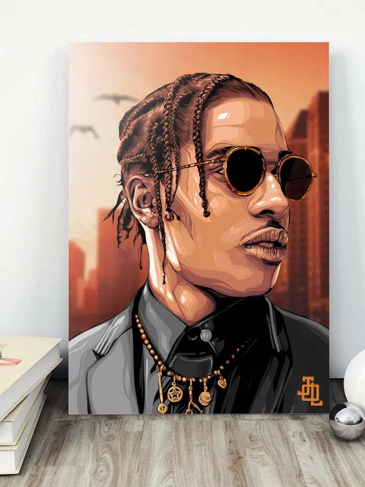 Rocky Asap art work. Digital download