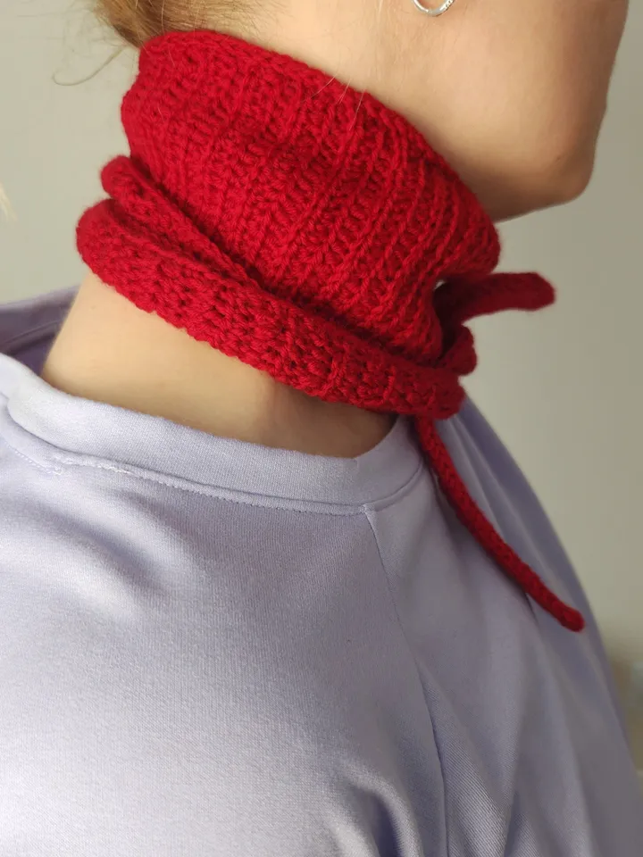 Elegant Skinny Crochet Scarf Pattern | I-cord Edge | Sophia Style PDF