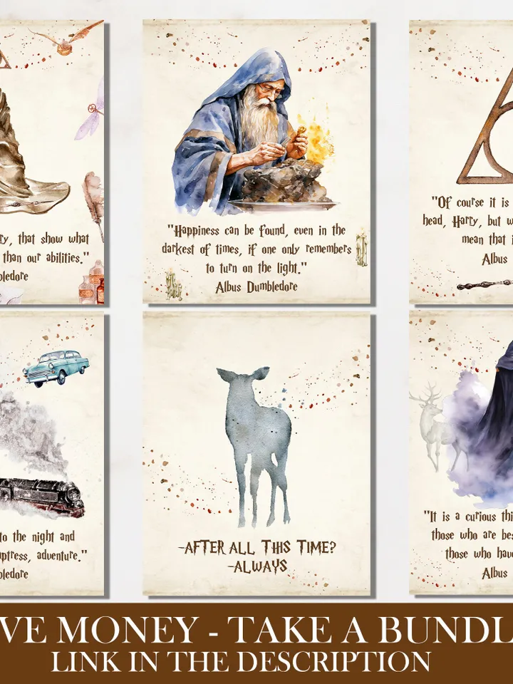 Wizarding World Poster; Wizard printable Wall art; Magic School nursery; Wizarding World Quotes; Wizard Poster; Wizard Print; Wizard Decor