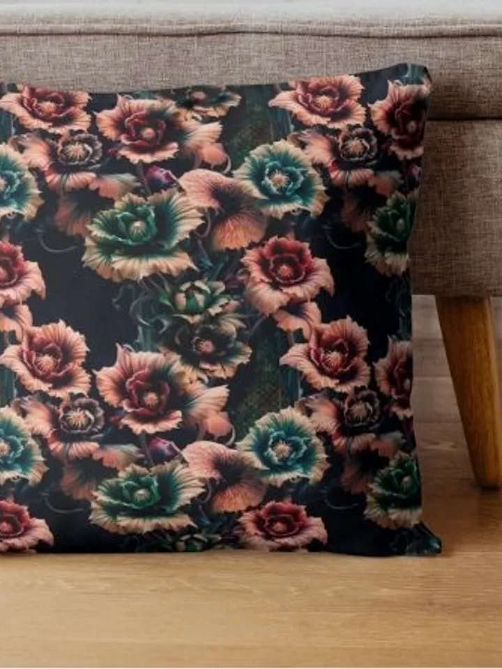 Fantastic Flowers Seamless Pattern for Printing and Crafting. Set of 12 Designs - 12x12 Inches. Fantastic Flowers.