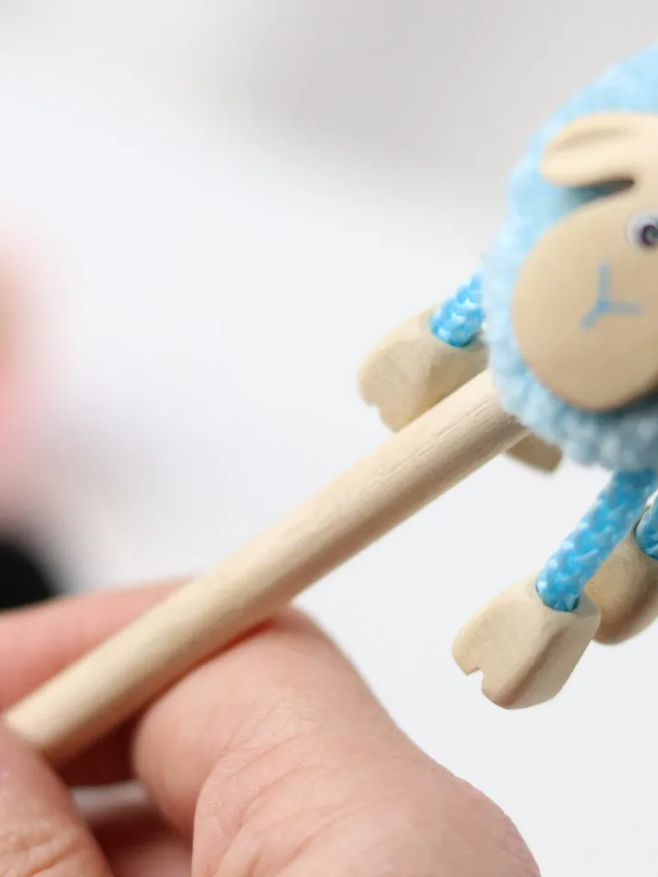 Personalised pencil topper funny gift for kids party bags fillers cute Lamb favours farmer gift
