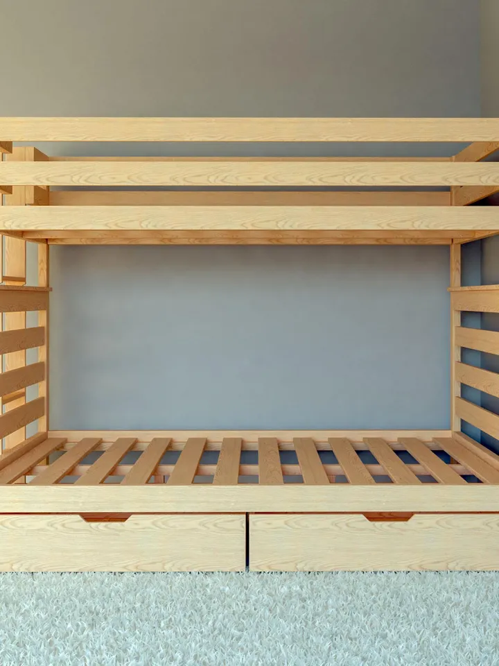 DIY Twin XL Over Queen Bunk Bed Plans, PDF Guide