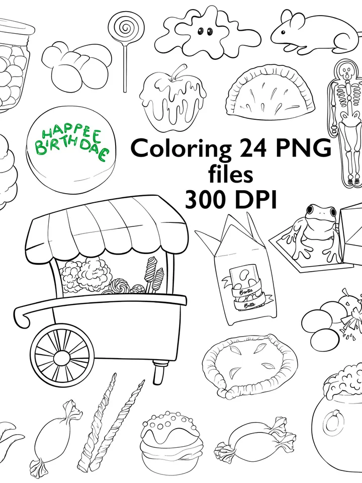 Coloring Magic candy PNG, wizarding school clipart, magic clipart, magic school clipart, magic clip art, magic stickers, wizard stickers