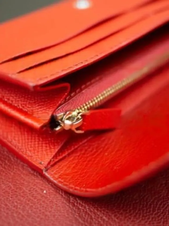 Leather Pattern Long Wallet, PDF File