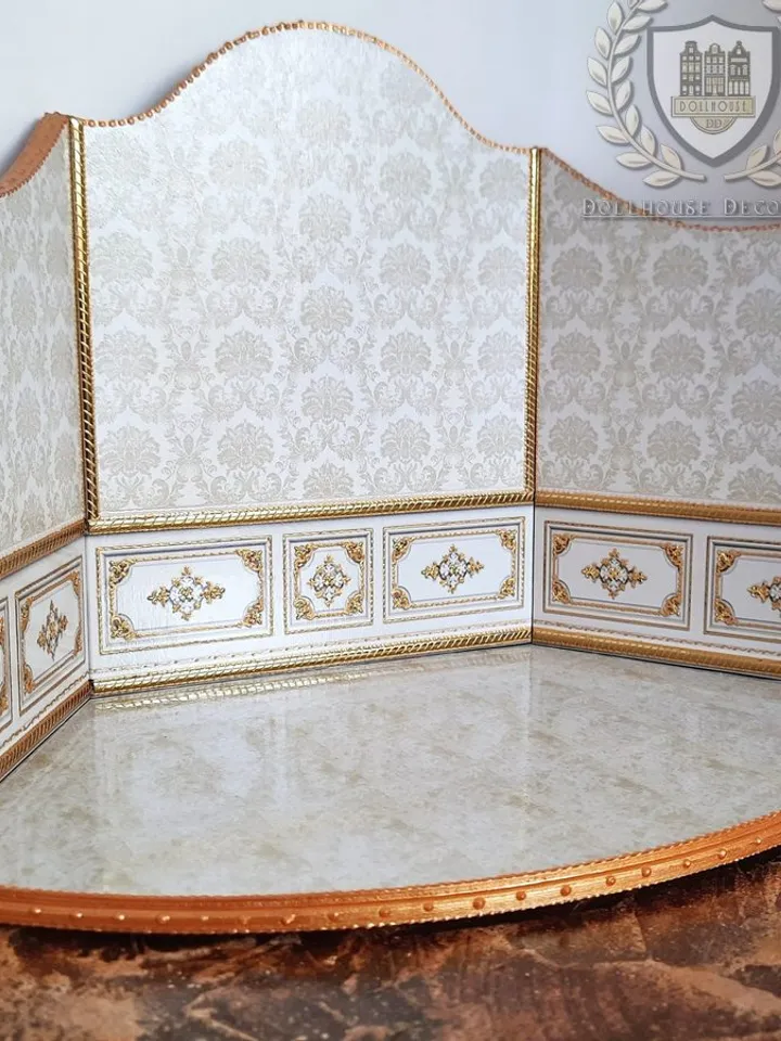 Wallpapers- Set 6-v1 | Printables for Dollhouses and Unique Miniature Projects | Digital Downloads | in Scale 1/12th