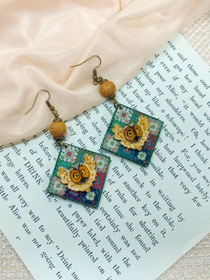 Designer handmade earrings.