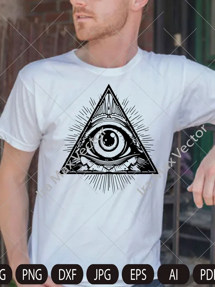 Illuminati SVG ,All Seeing Eye SVG, Masonic Svg,Freemasons, Freemasonry Svg  ,eye in pyramid, Clipart,eye PNG, eye Silhouette , eye Cut File