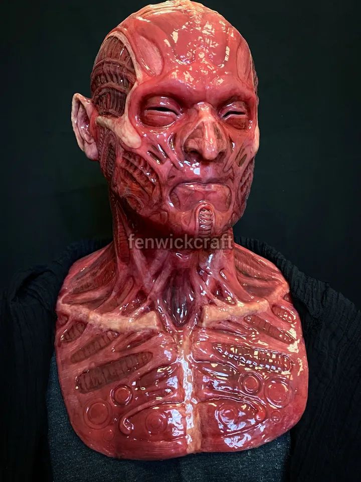 Silicone mask Necro Goth / Scalp