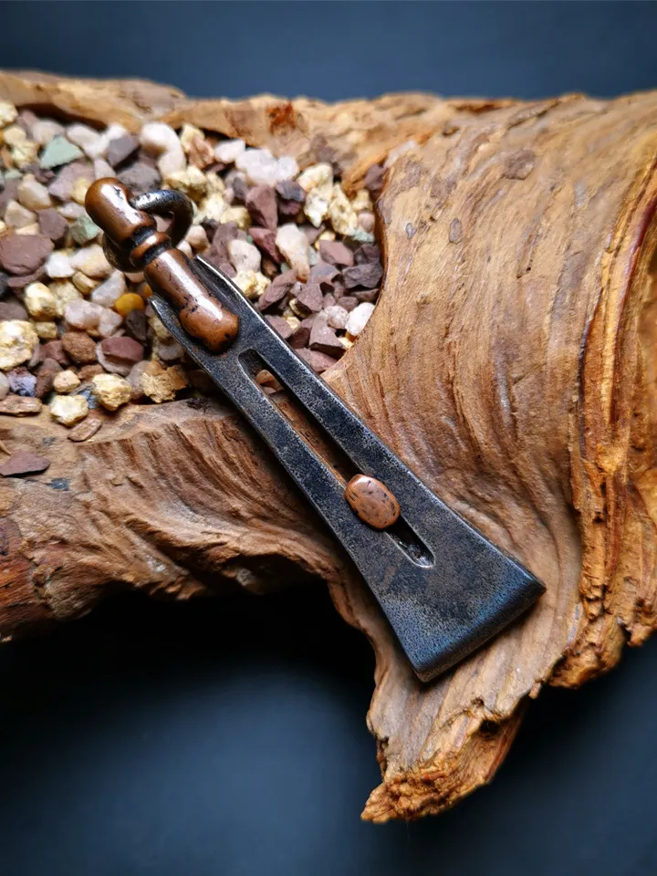 Gandhanra Handmade Tibetan Kitchen Tweezers Tool Cold Iron Fishbone Clamp Hotel Special Fishbone Epilator Clip