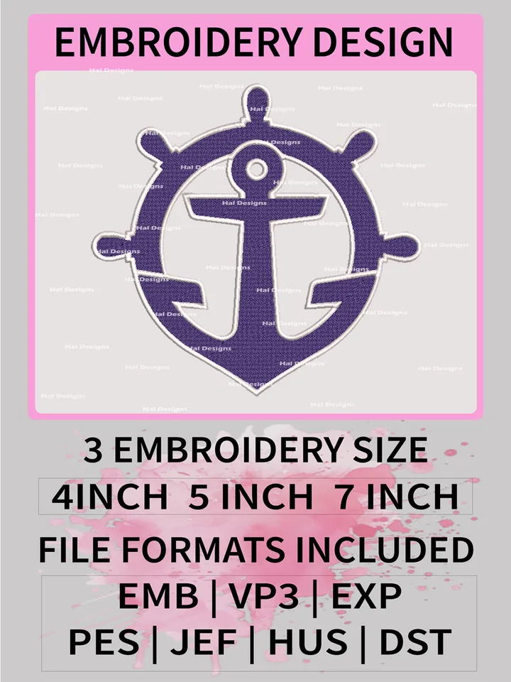 NCAA Portland Pilots Embroidery File, 3 Sizes, 6 Formats, NCAA Machine Embroidery Design, NCAA Logo, NCAA Teams