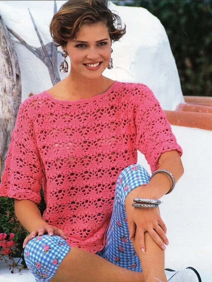 Crochet summer Sweater pattern , lace sweater crochet pattern, women sweater, easy sweater