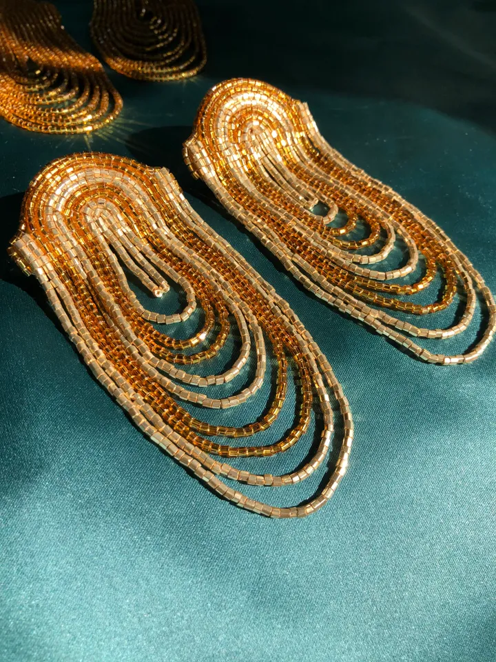 Cascade Beaded Earrings
