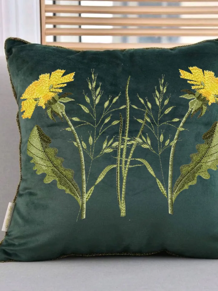 Dandelion artistic machine embroidery design digital embroidery pattern home and clothing décor embroidery motif floral design flower