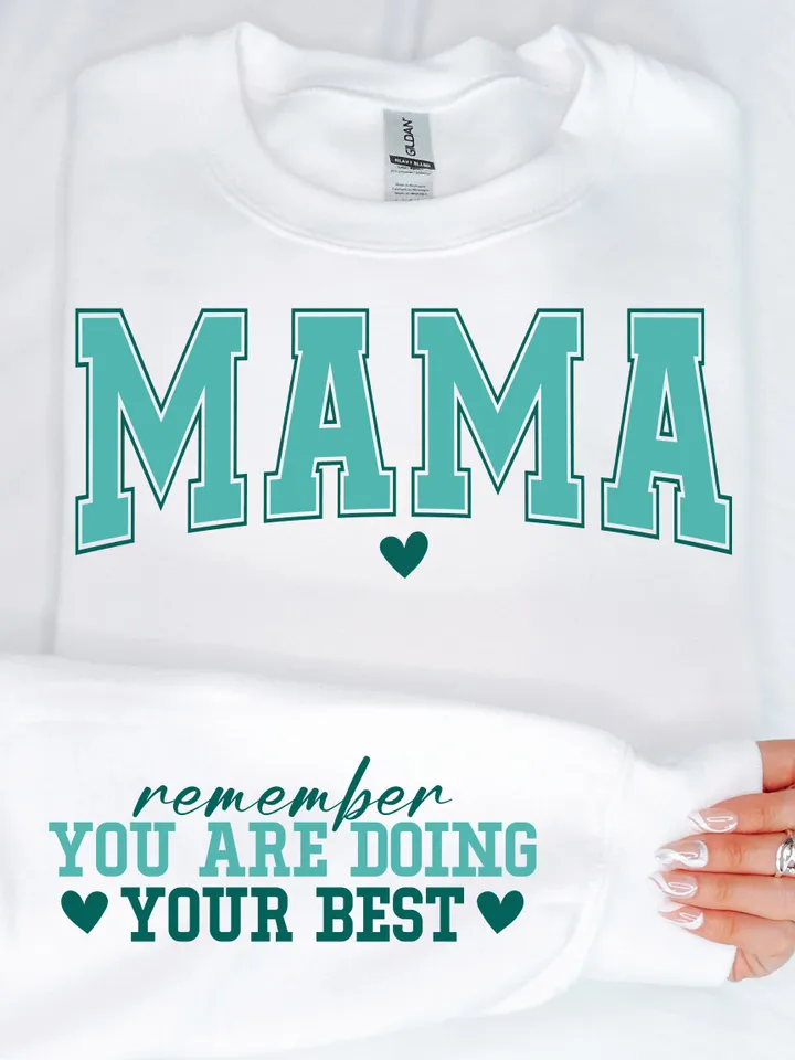 Retro mama svg png, sublimation design, moms motivational png positivity png, cut file for cricut, sleeve design svg, positive quote png