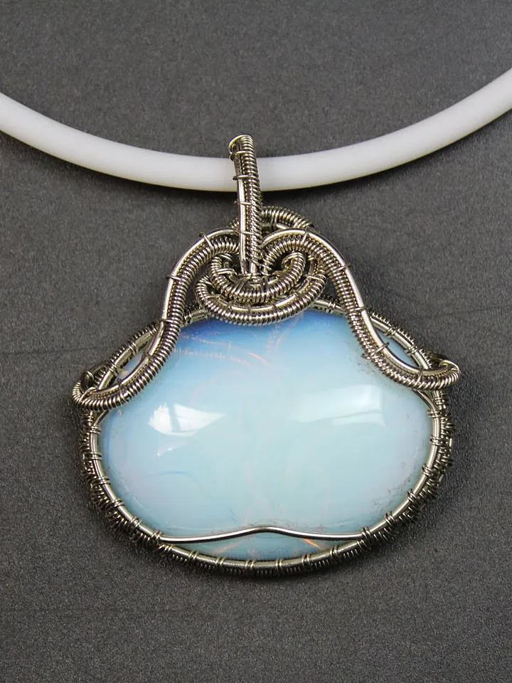 Wire Wrapped Stone Pendant