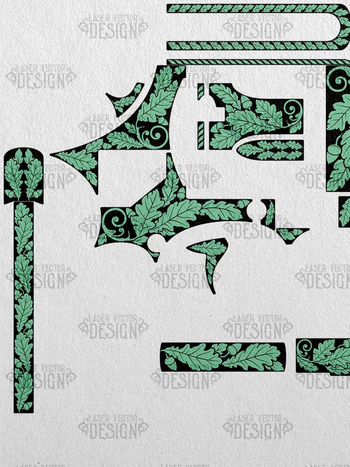 VECTOR DESIGN Smith & Wesson 625-8 JM 4 in Oak leaves