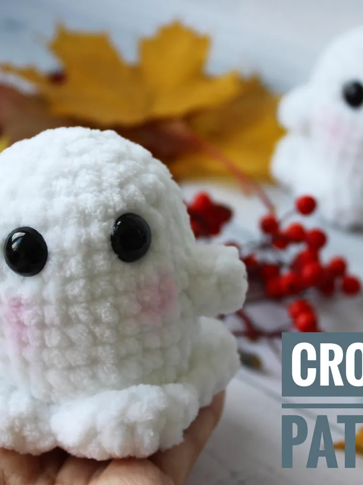 CROCHET PATTERN Ghost toy Halloween decor Amigurumi Ghost toy Amigurumi tutorial PDF file