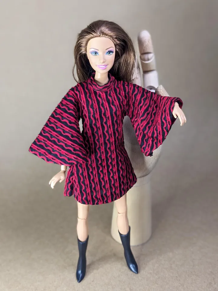 Halloween witch dress for 1/6 scale fashion female dolls