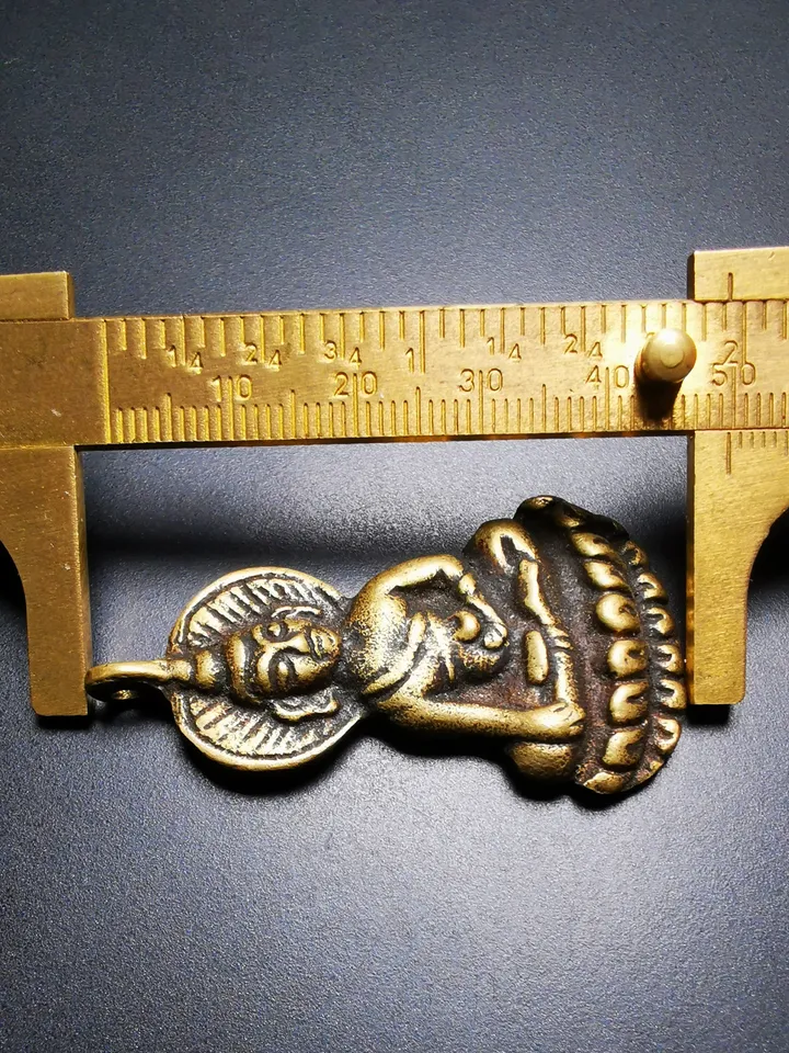 Gandhanra Antique Tibetan Buddhist Amulet Pendant,Bhaisajyaguru,Medicine Buddha,50 Years Old