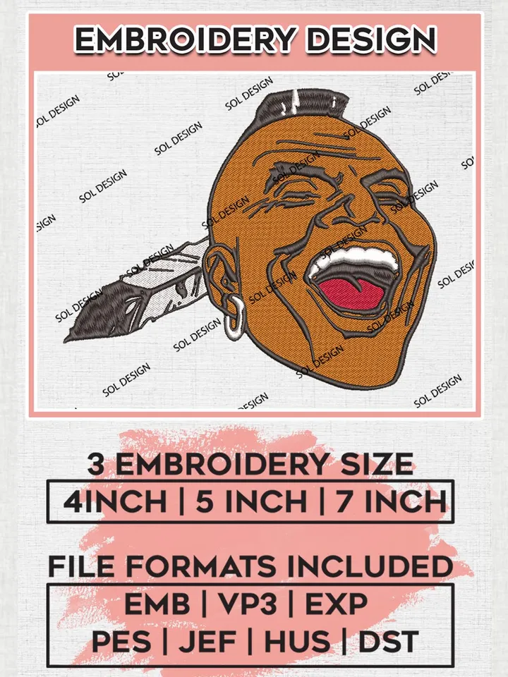 Atlanta Braves Logo Embroidery Files, MLB Atlanta Braves Team Embroidery, MLB Teams, 3 sizes, MLB Machine embroidery designs, Digital Download