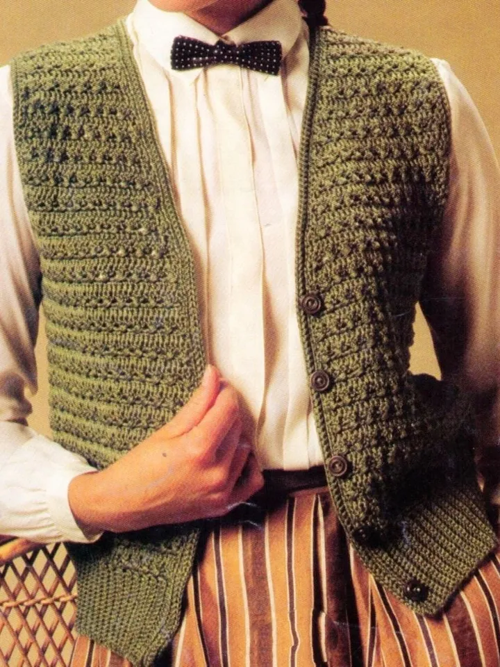 Vest crochet pattern, women vest crochet pattern , waistcoat crochet pdf