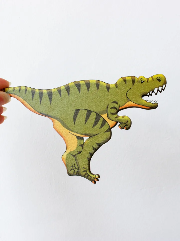 Wooden dinosaur toy, Montessori toys for Toddler Age 2 3 4 5 year, activity toys