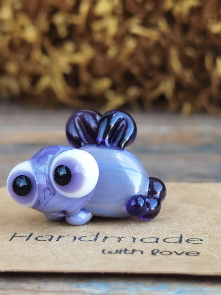 Tiny monster miniature glass monster figurine monster sculpture for terrarium decoration or fairy garden decor