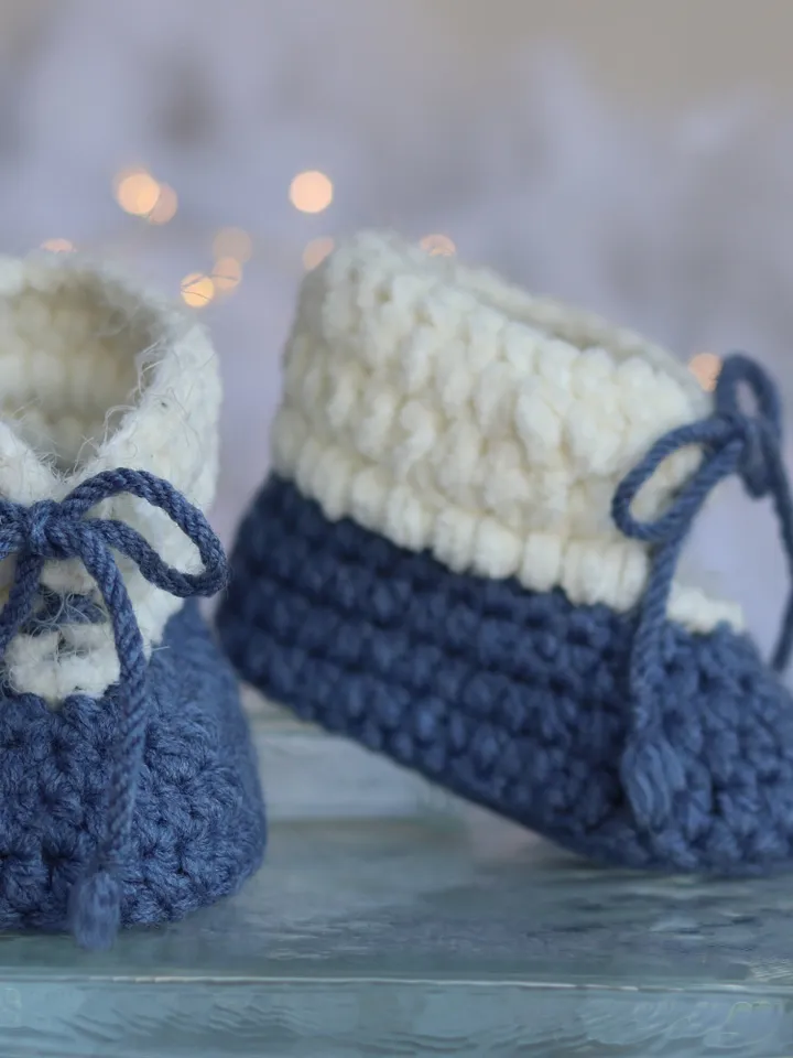 Baby Booties, Infant Shoes, Crochet socks, slippers, Crib shoes, Baby boy gift